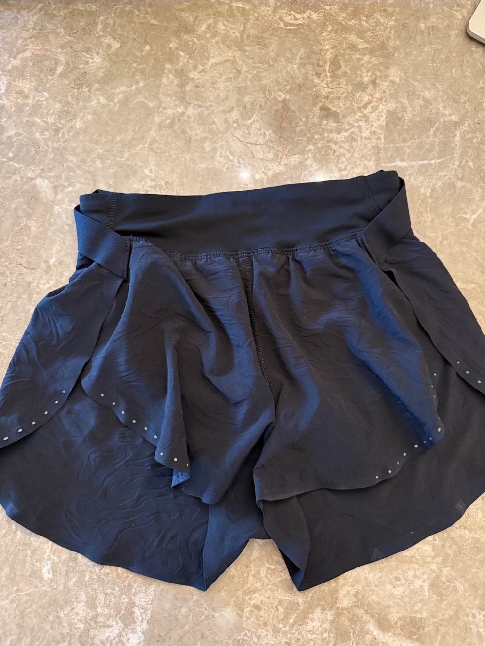Women’s Lululemon fast and free running shorts size 0 black ECU